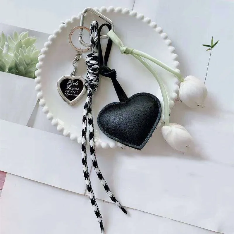 Plastic Tassel Keychain with Love Heart Bowknot Charm, Gender Neutral ...