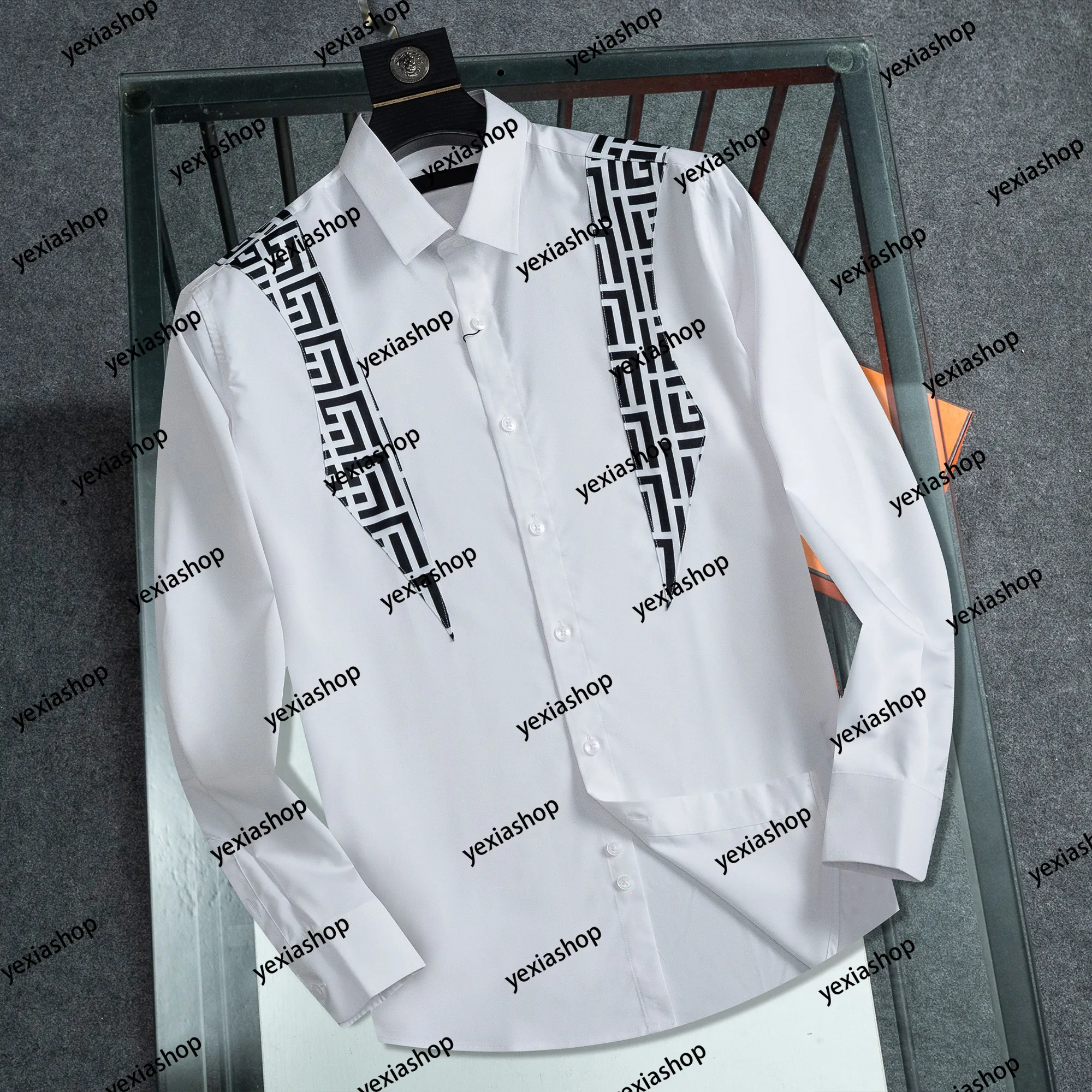 3xl dress shirt size George Men's Classic Dress Shirt with Long Sleeves, Sizes S-3xl, White