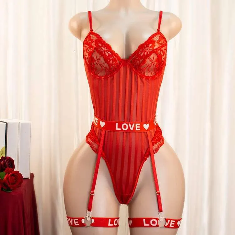 New Lace Trim See Through Fine Mesh Sexy Red Lingerie... From 19,4  |  DHgate