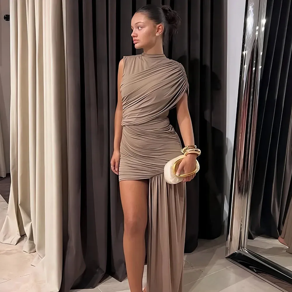irregular pleated dress women Amazon.com: Women's Irregular Folded Pleated Dress Vintage Round Neck Ruffles Big Swing Solid Color Dresses Purple S : Clothing, Shoes & Jewelry