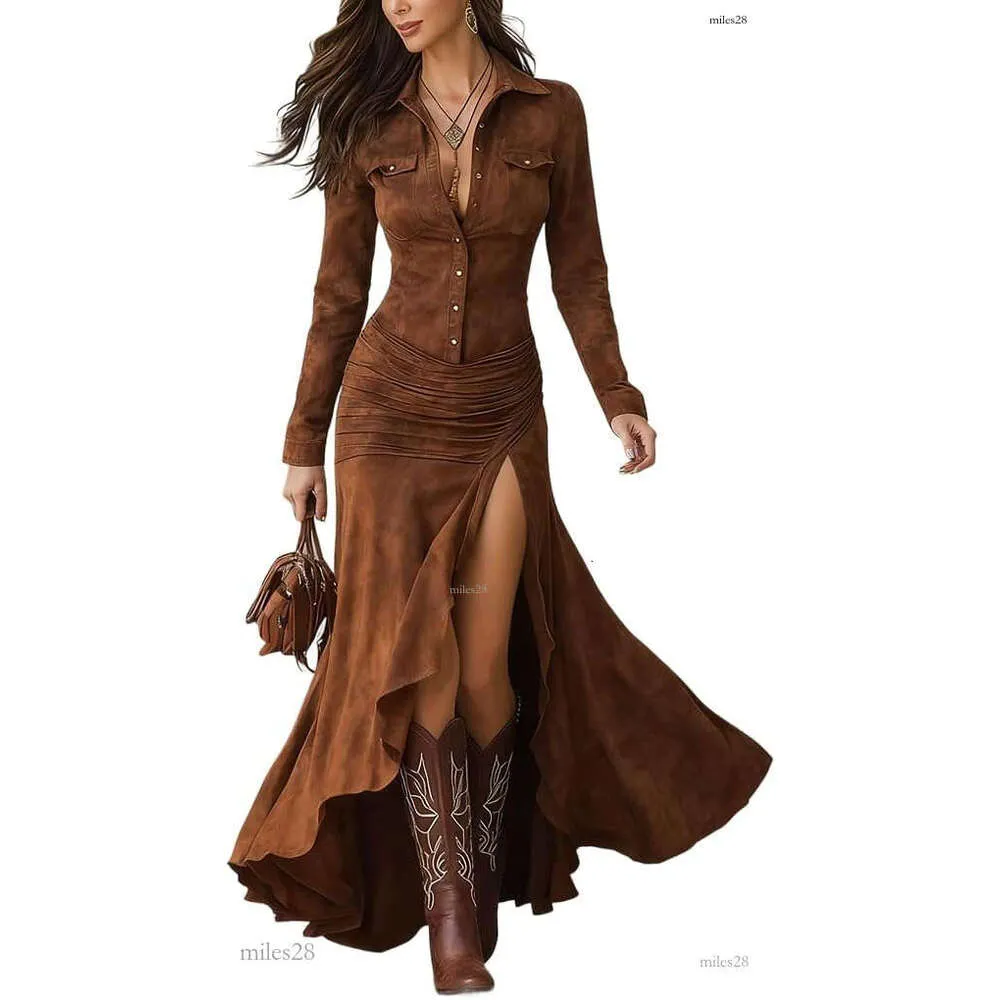 Womens Vintage Western Dresses Button Down V Neck... From 20,28 | DHgate Womens Vintage Western Dresses Button Down V Neck... From 20,28 | DHgate