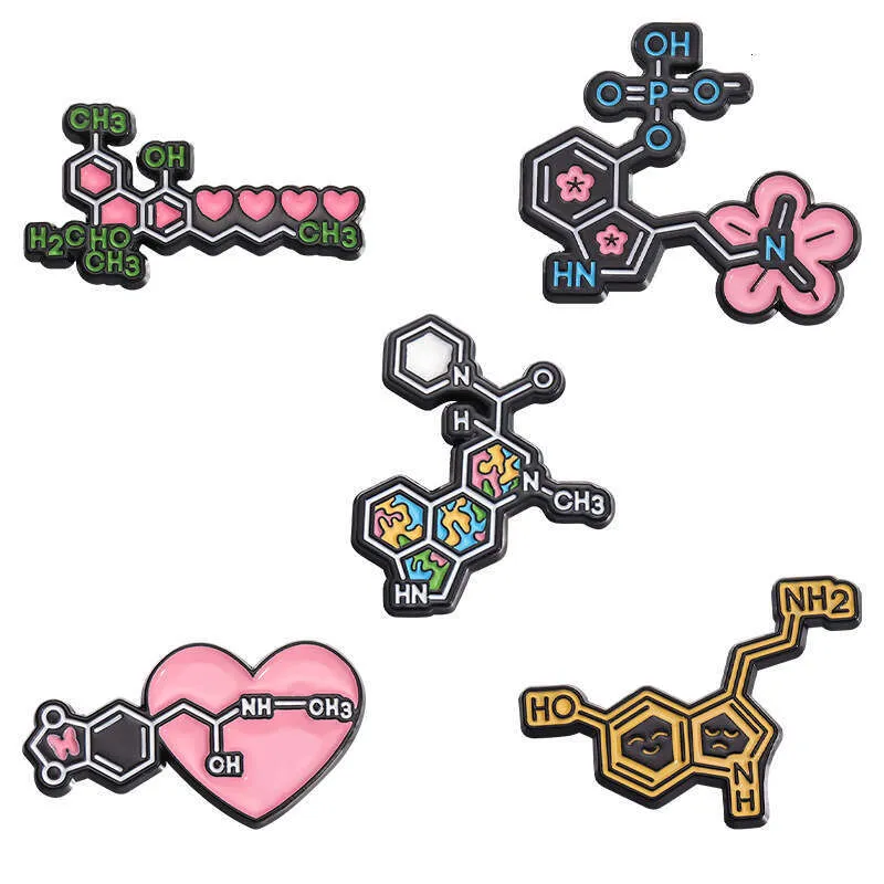 Broche creativa de elemento químico accesorio para laboratorio_voghion.com