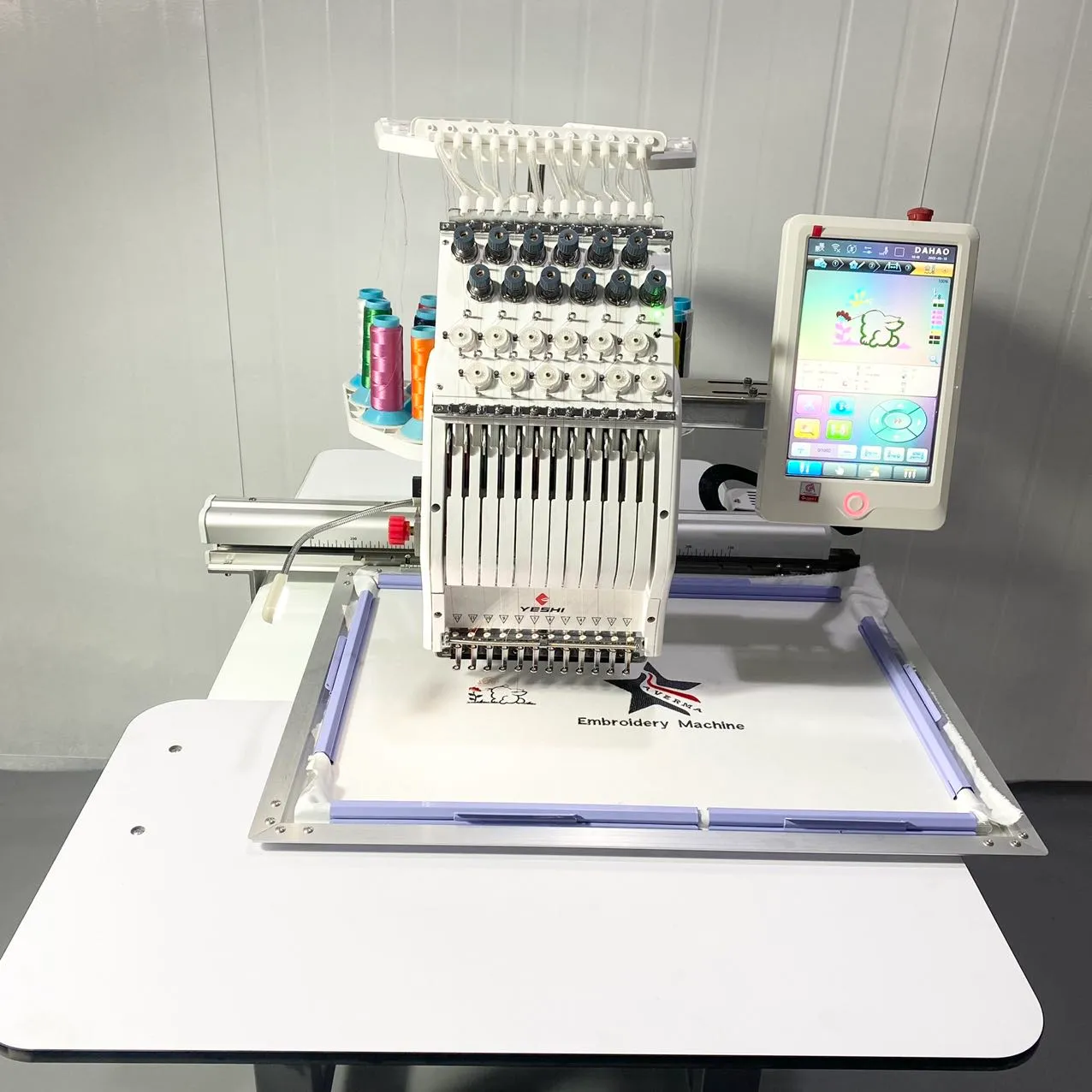 2 Heads Computer Embroidery Machine Dual Needle... From ...