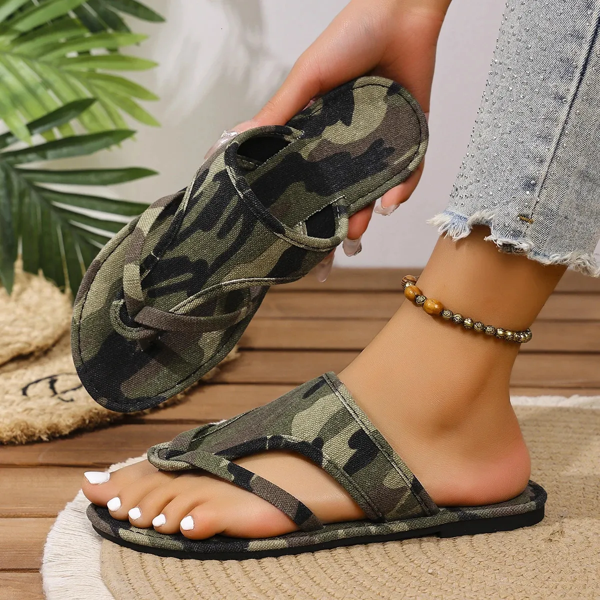 Slippers Fashion Open Toe Solid Comfort Sandals Casual Sliding Outdoor Beach Shoes Slides Women Zapatos De Mujer 260122_voghion.com