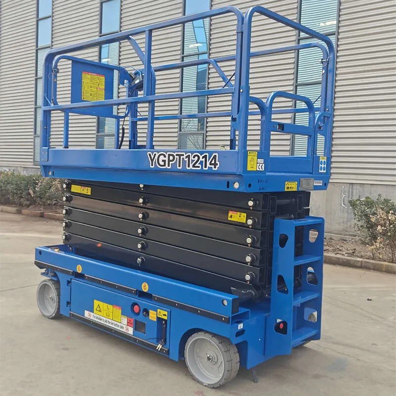 Small Electric Rising Platform Wholesale 8m Self Powered Electric Work Platform With... From ...