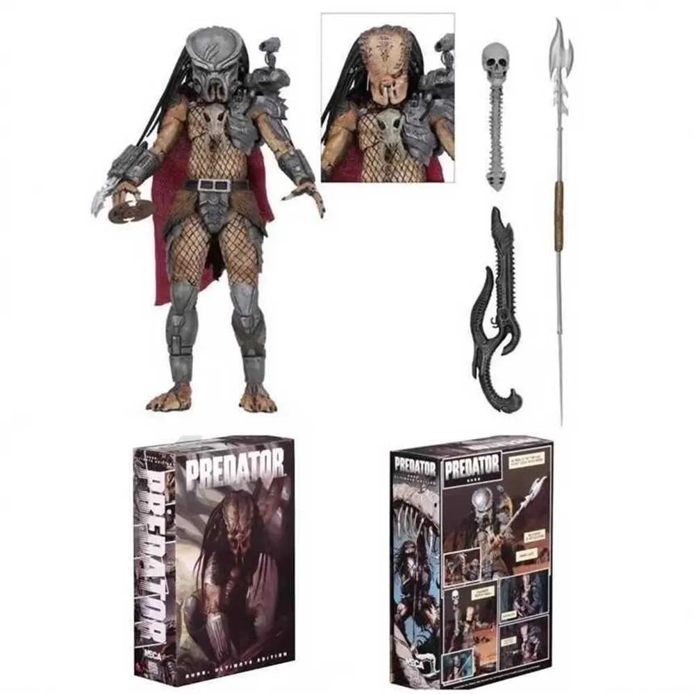 NECA キング エイハブ プレデター アクションフィギュア 詳細な