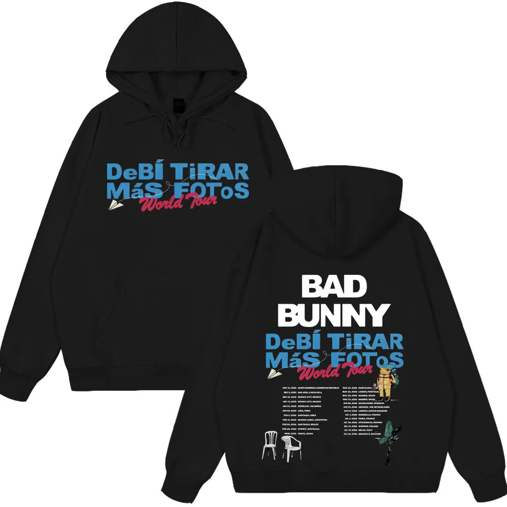 Rapper Bad Bunny DTMF World Tour Hoodie Vintage From