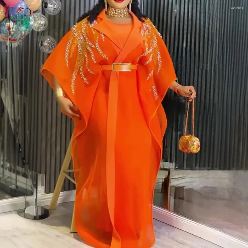 H&D African Dresses For Women Plus Size Kaftan Shawl Collar Gold Sequin  Embellished Wedding Party Gowns From Watchlove, $49.53 | DHgate.Com