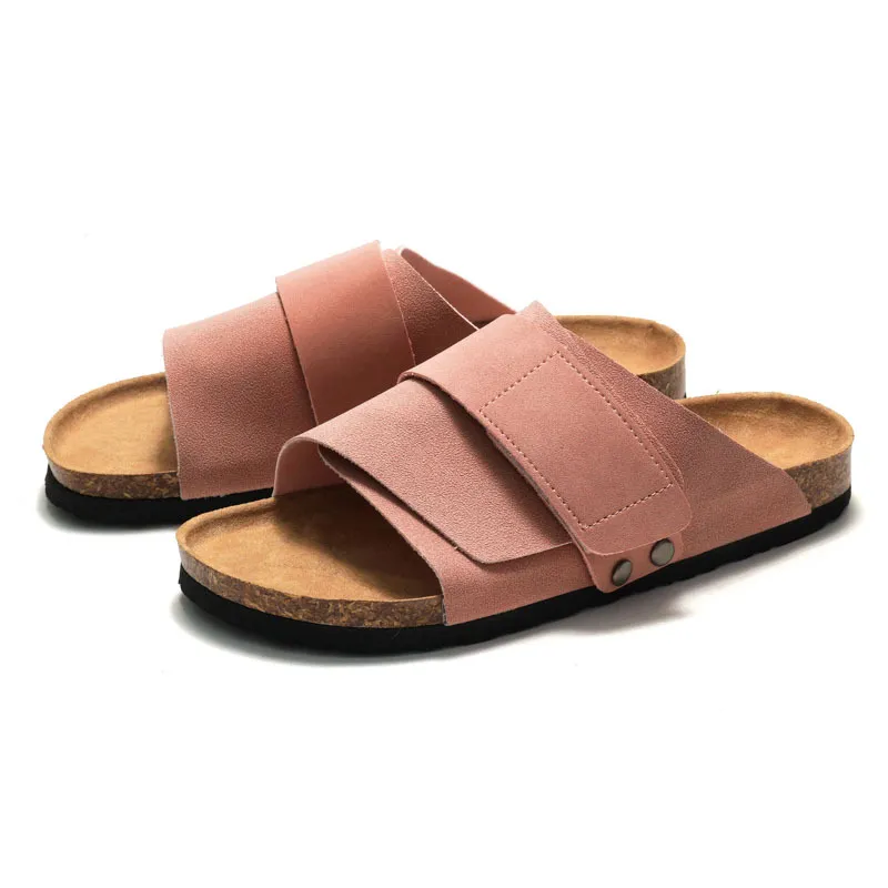 RUIZUSTOCK Women's Outdoor Summer New Arrival Chunky Heel Wide Size Comfortable Skin Friendly Black Plain_voghion.com