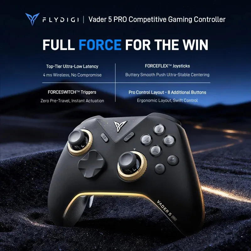 Flydigi Vader 5 Pro Wireless Gamepad Controller with FORCEFLEX ...