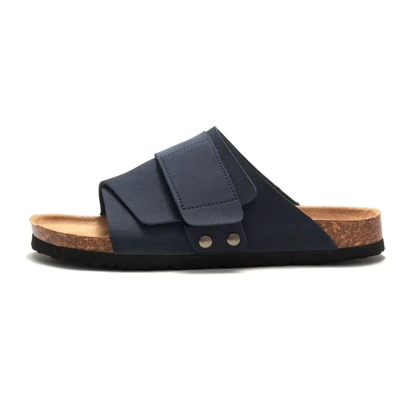 RUIZUSTOCK Women's Outdoor Summer New Arrival Chunky Heel Wide Size Comfortable Skin Friendly Black Plain_voghion.com