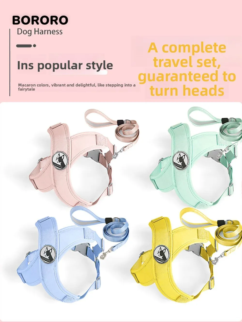 Small Dog Walking Macaron Teddy Traction Rope... From Jxsbkj, &Price; | DHgate.Com