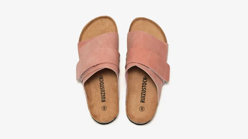 Women's Black Chunky Heel Sandals Comfortable Beach Outdoor_voghion.com