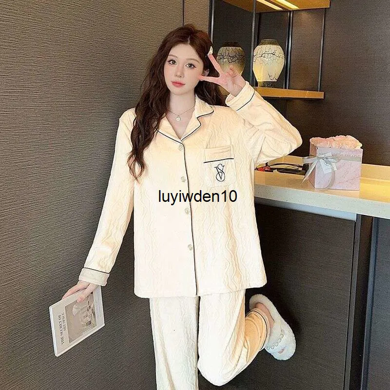 Women s Velvet Pajamas Three-Piece Set with Chest Pad Strap V-Neck ...