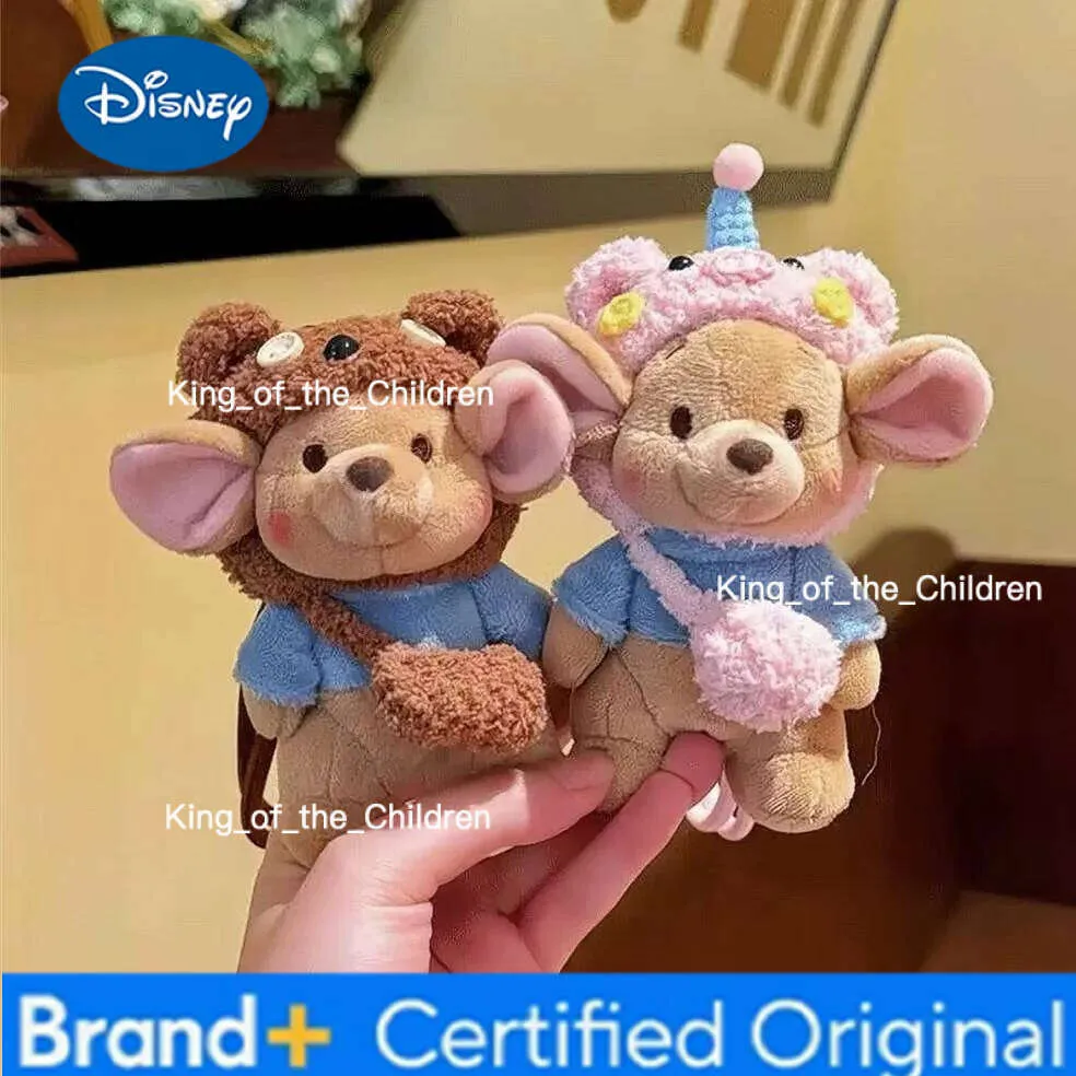 Disney Cute Cartoon Roo Plush Toy Kawaii Smiling Mouse Doll Bag Pendant ...