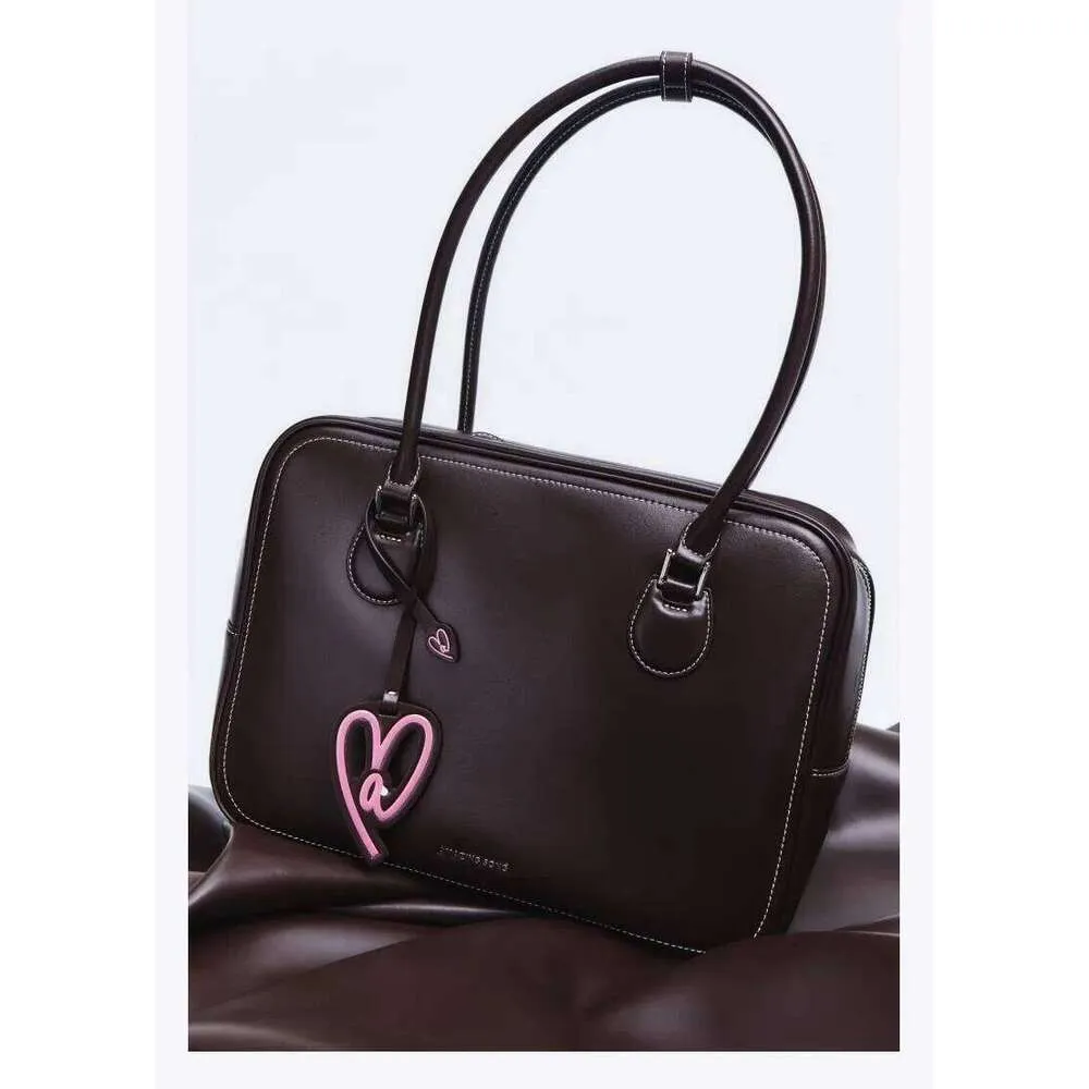 Heart Shaped Tote Handbag Large Capacity Shoulder Crossbody Bag_voghion.com