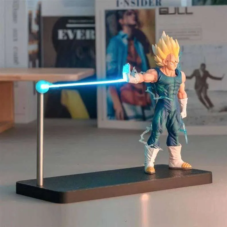 ドラゴンボール魔人ベジータ LED点灯のみ 光る ベジータ超サイヤ人磁気ナイトライト ドラゴンボール Z アニメ