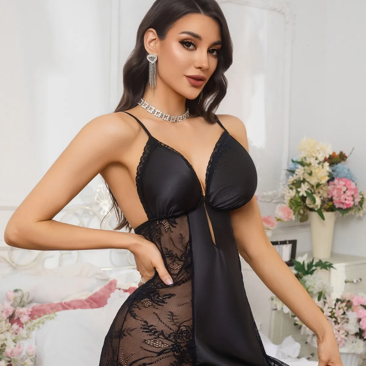 sexy clothes brands Female Clothing Sexy for LINGERIE Female Sexy Outfit Regular Length Brand  New main image 0