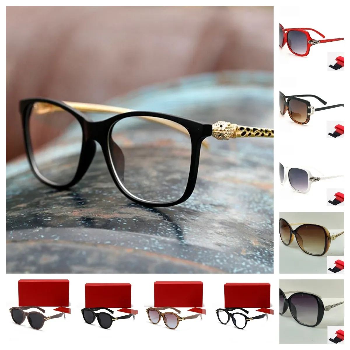Cat Eye Designer Eyeglasses Prescription Big Cat Eye "EVA" Thin Sexy Frames Clear Lens Designer Fashion Eyeglasses  LUX L