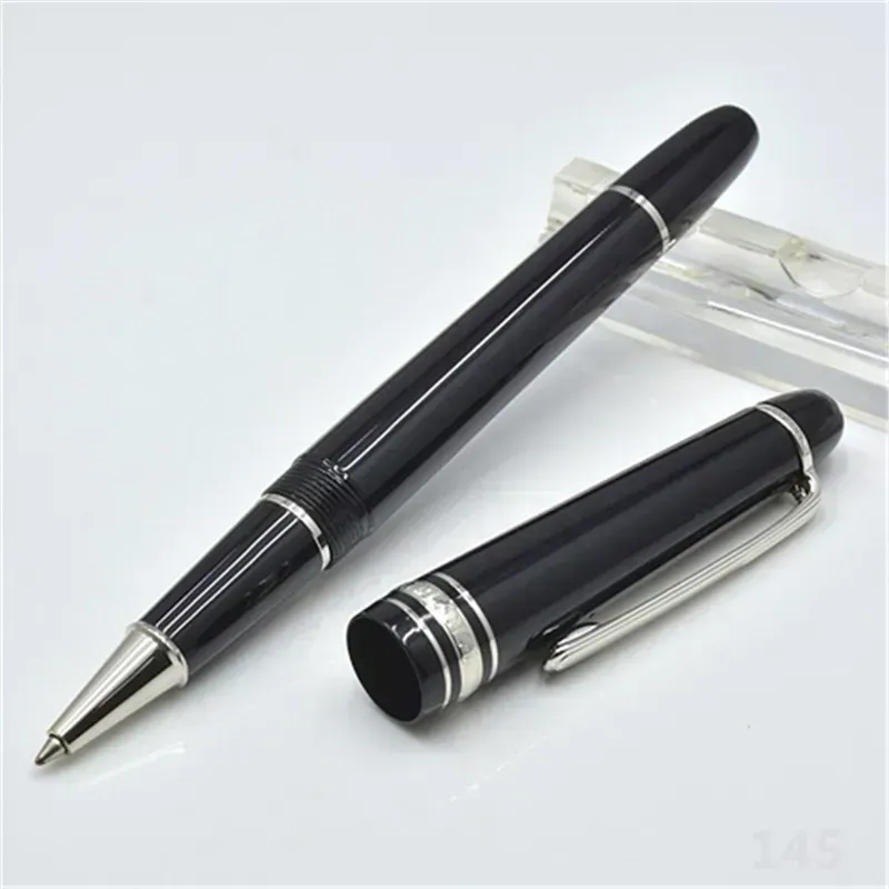 Monte MSK 163 Matte Black Resin Roller Ballpoint And... 