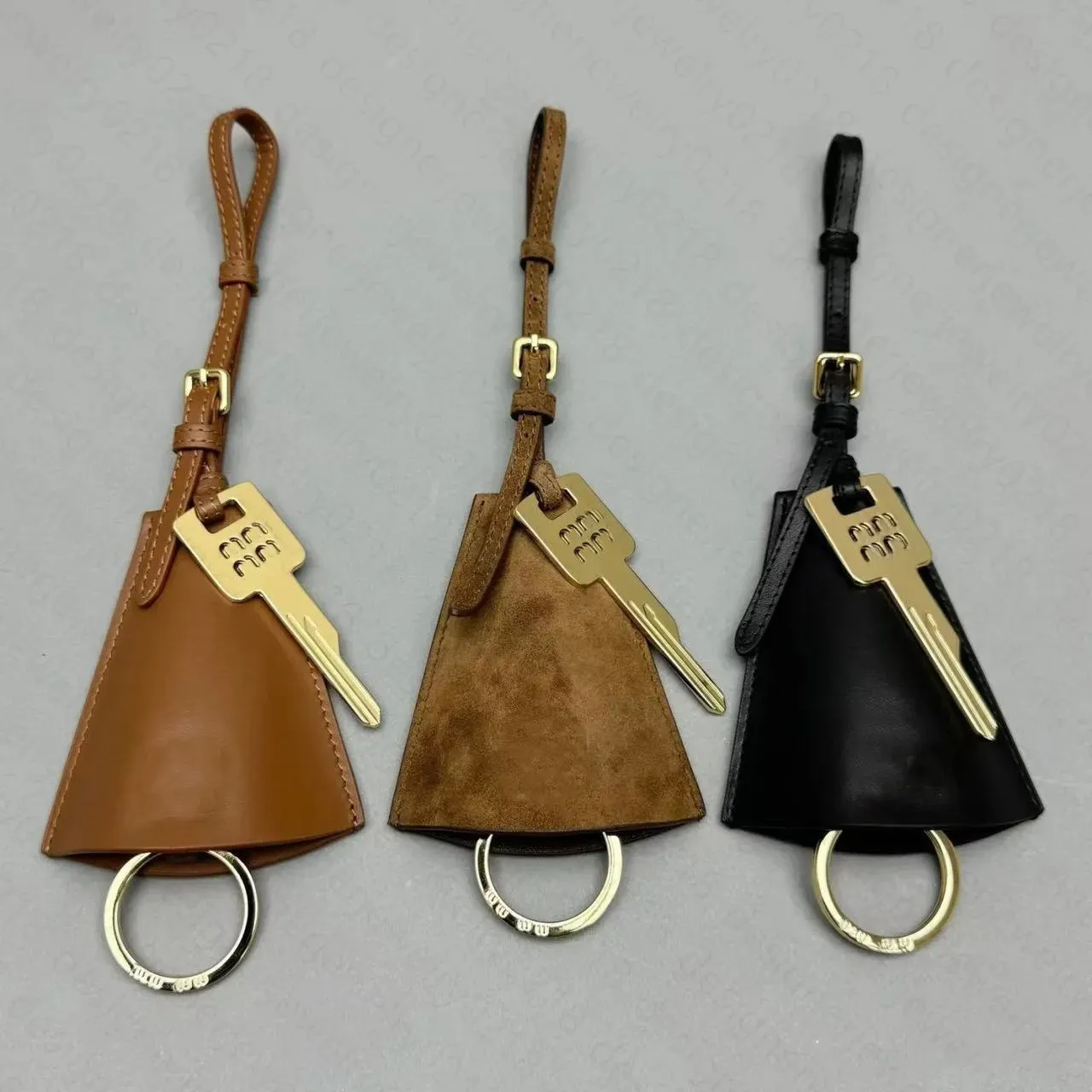 Designer Leather Keychain Bag Charm Classic Luxury... From ...