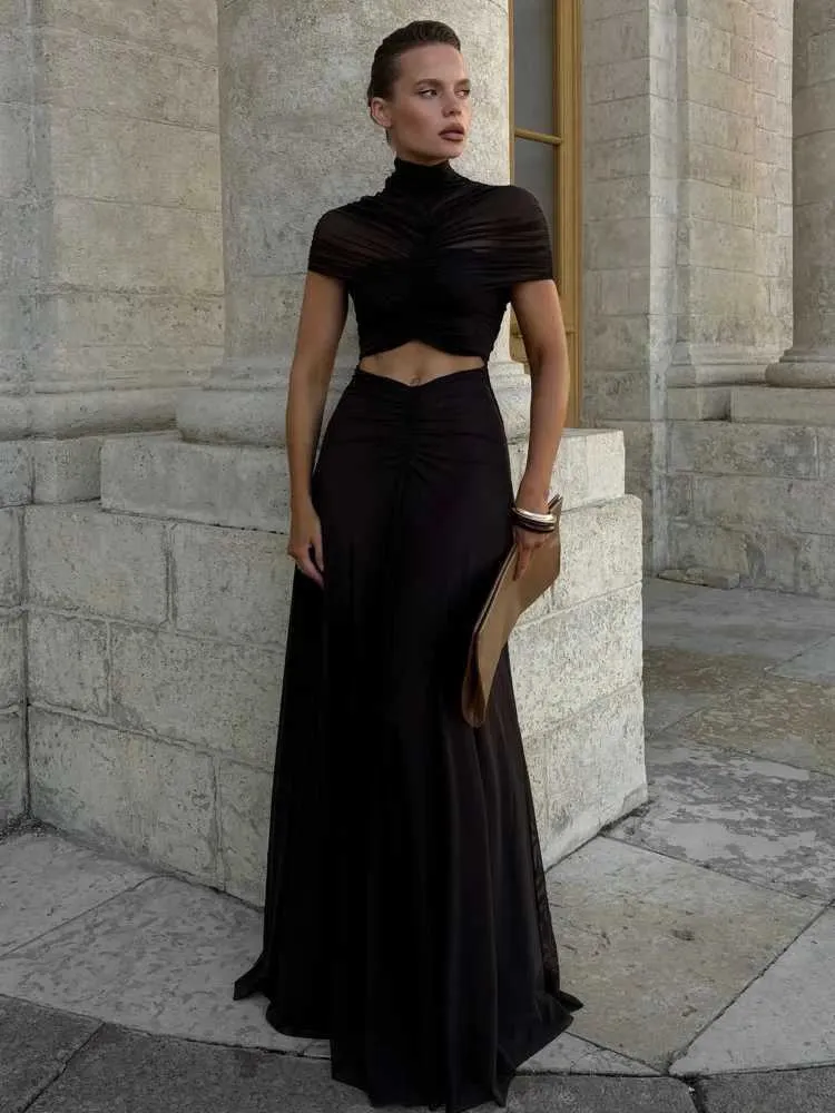 turtleneck maxi bodycon dress Blifanbo Hollow Out Sexy For... From Make08, Rs.1,517.89 30% modal MIN KissProm Dark Green A-Line Size:S EURO