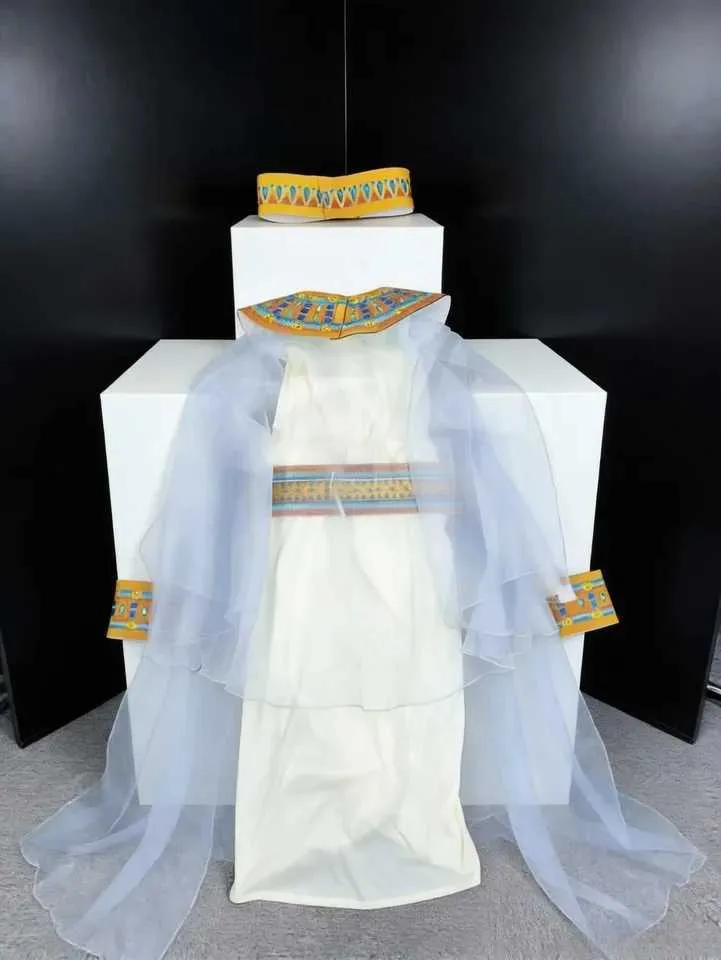 white and gold egyptian dresses Girls Costume Dress With... From Yaowak, Rs.1,664.38 SCH002959_GO_M