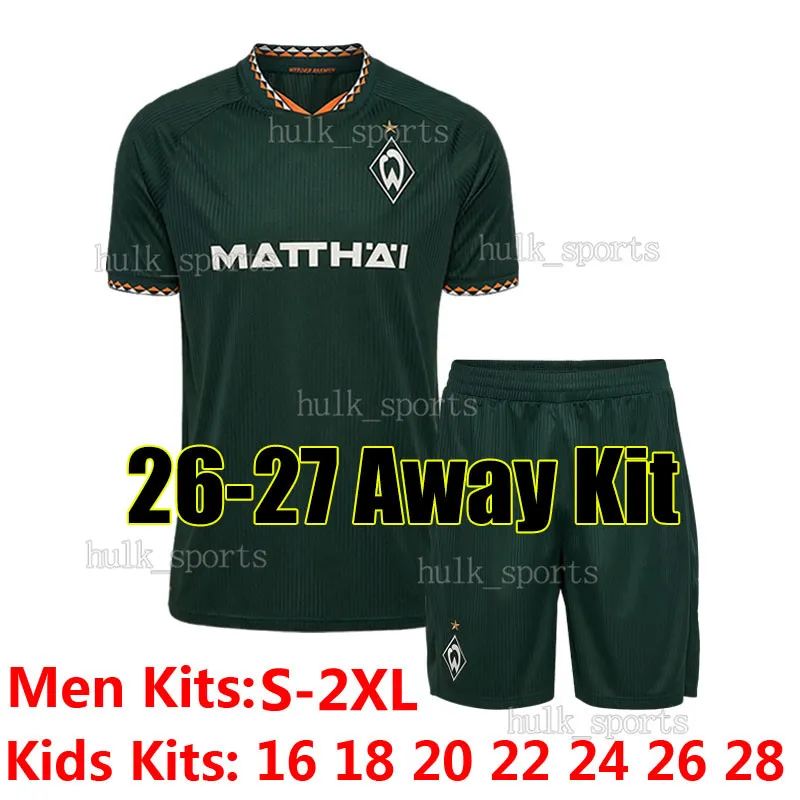 4XL 26/27 ヴェルダーブレーメンサッカーユニフォームステージ NJINMAH