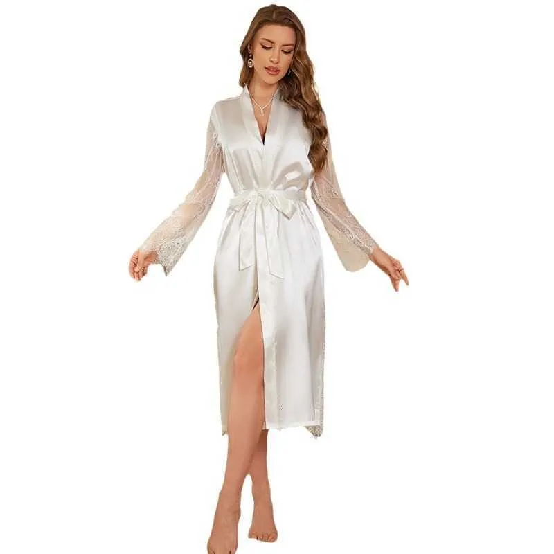 Sexy Lace Backless Kimono Robe, Bathrobe Sleepwear... From Terra_bites, Rs.768.87