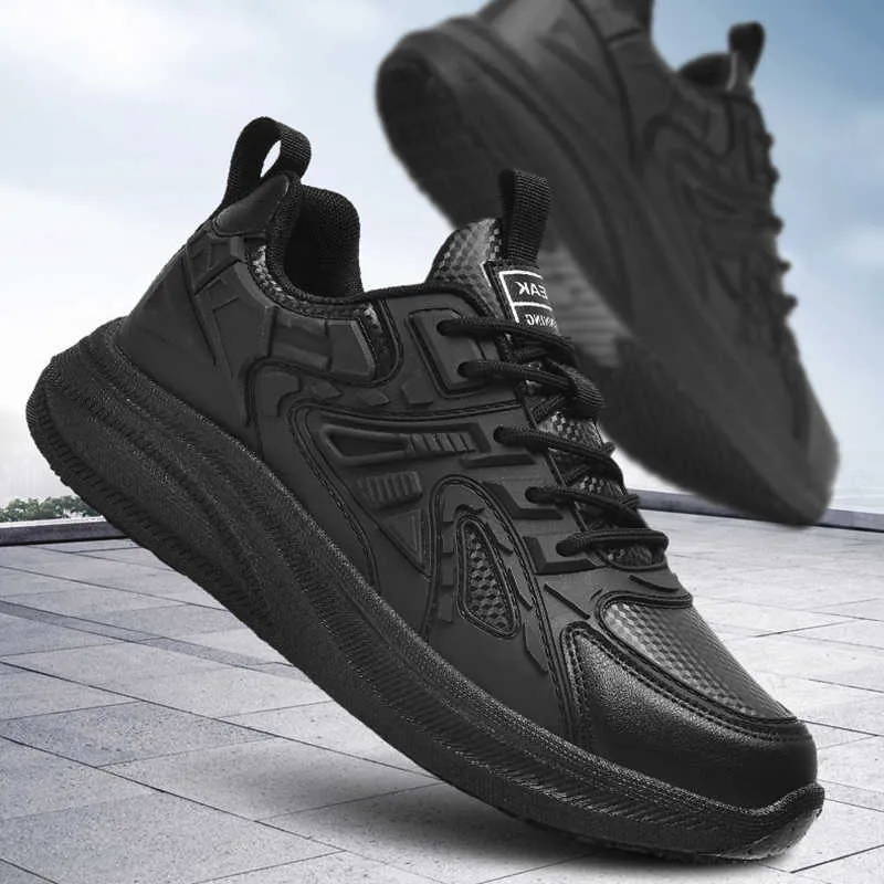 Four Shoes Hotel Seasons Chef Breathable Light Non-slip Waterproof Oil-proof Kitchen work shoes Men's Outdoor Casual sports Shoe H260805