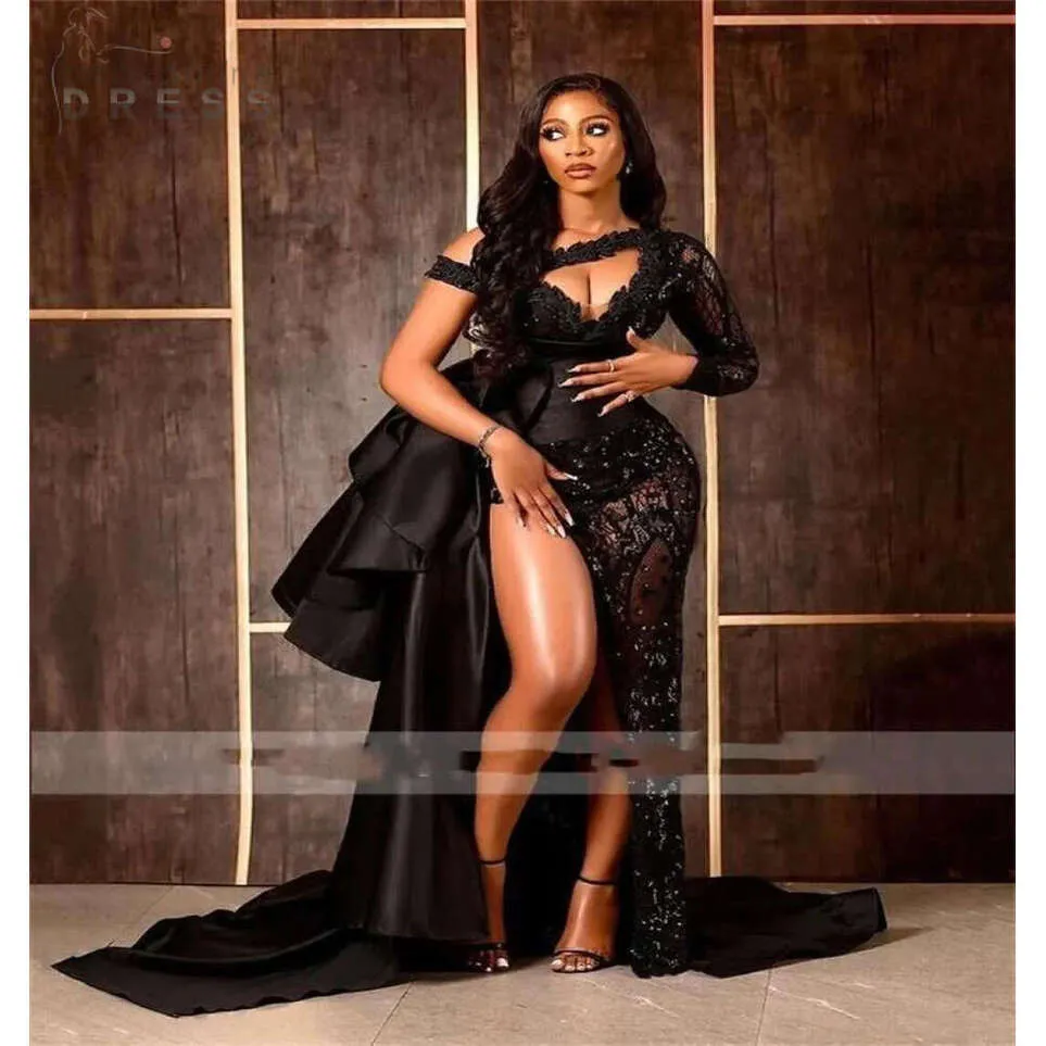 black one shoulder mermaid dress Evening Dress, Long Sleeve... From Babyonline, Rs.6,344.65 Womens dresses Skirt/Dress length type:REGULAR - 5'3