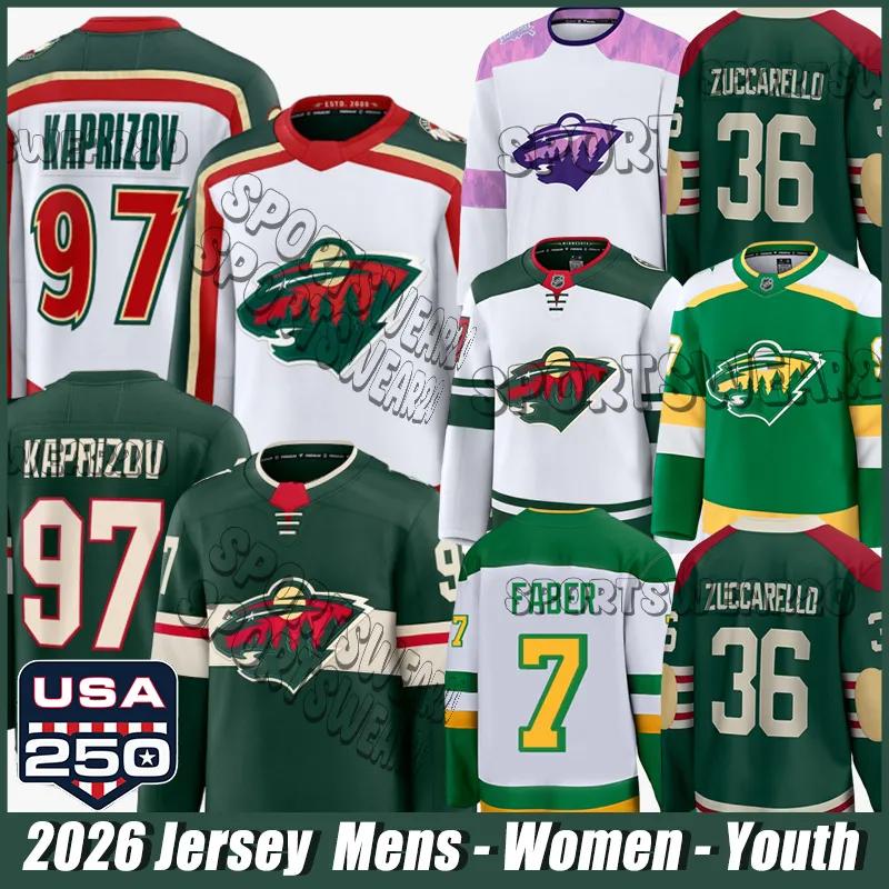 Minnesota Wild #97 Kirill Kaprizov, #12 Matt Boldy, From