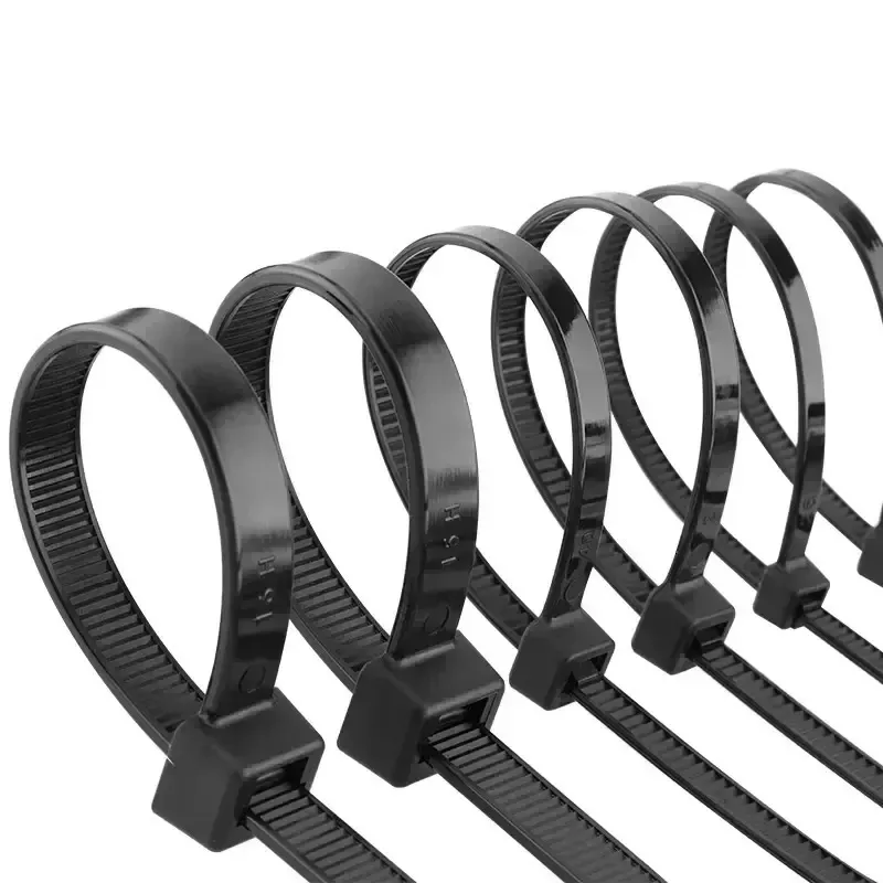 Heavy Duty Nylon Cable Ties 5x200/300/500mm Self-Locking Flame Retardant  Zip Ties for Electrical Panel Industrial Use 260806