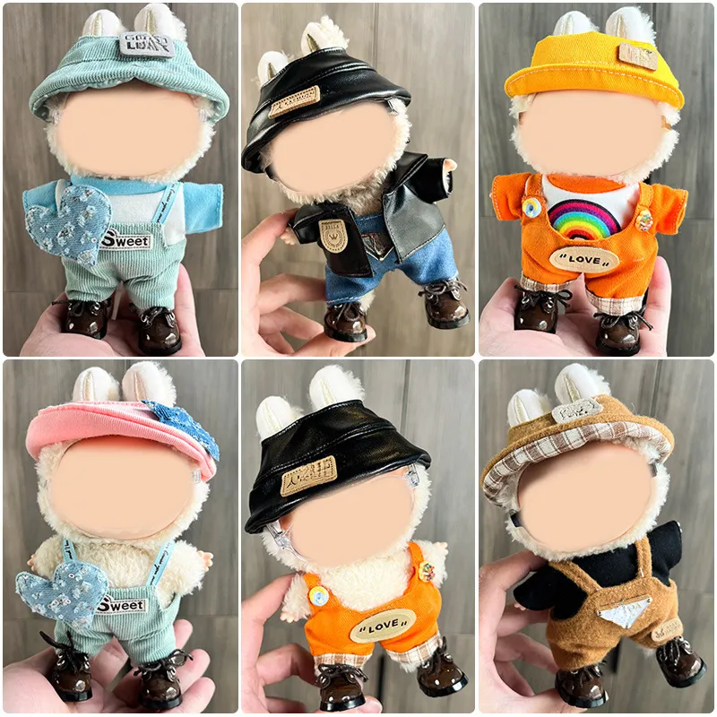 17cm Plush Doll Labubu Dress Up Set, Cute Toy Clothes... From Babeylume_01, Rs.676.83