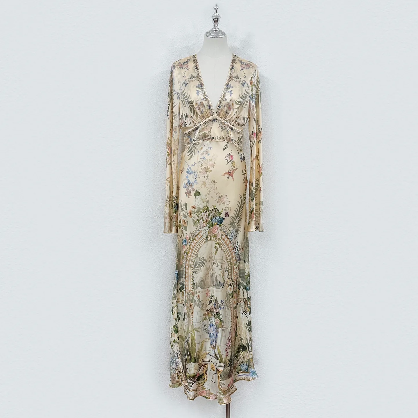 Australian Designer Camilla 100% Silk Printed Dress, Lightweight Silk Fabric, Elegant Women's Dress