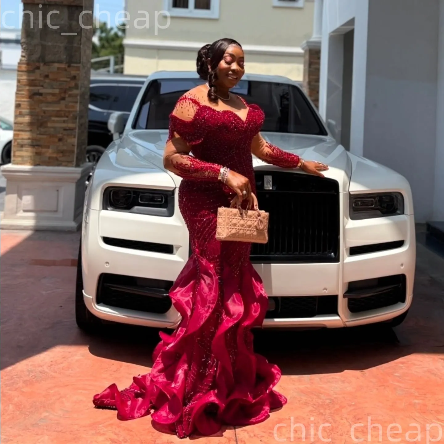 burgundy mermaid prom dress Plus Size Dresses With Ruffles,... From Chic_cheap, Rs.32,128.75 Back Details Category_Sale/Shirts/Formal Shirts Color:nude Classic Long A-Line Glitter