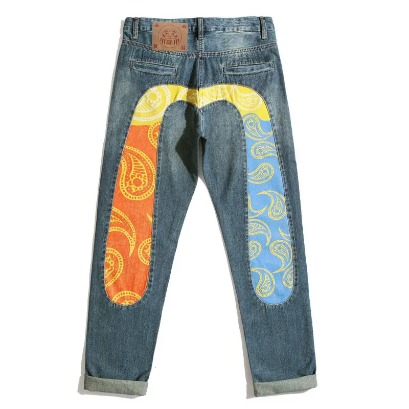 Mirror Quality M Shaped Embroidered Evisjeans Baggy... From 