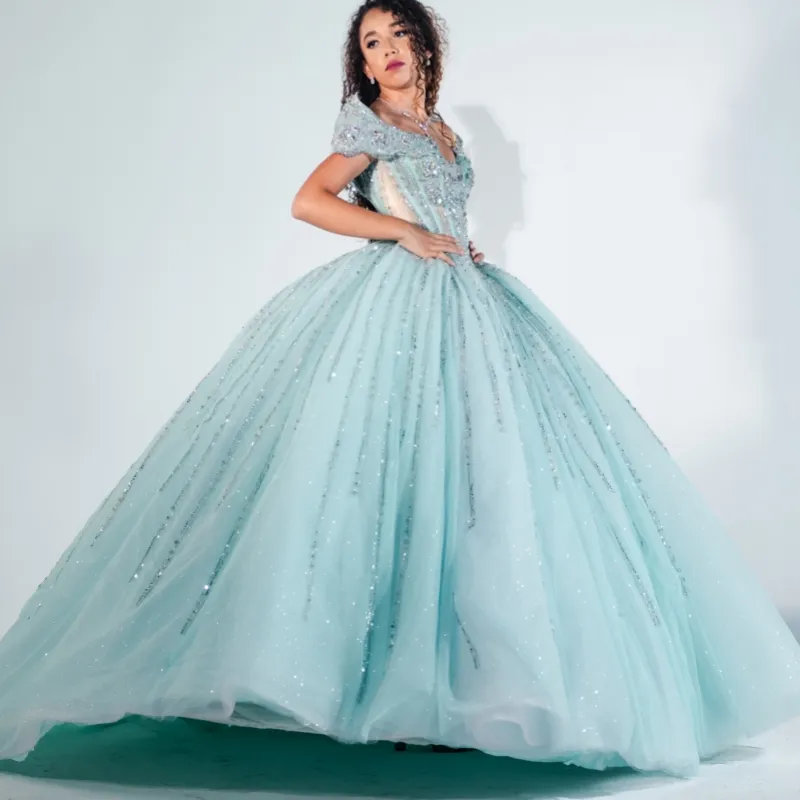 aqua blue sweet 16 dresses Off Shoulder Glitter Quinceanera Ball Blue... From Leiel123, Rs.31,804.99 sweet 16 dresses