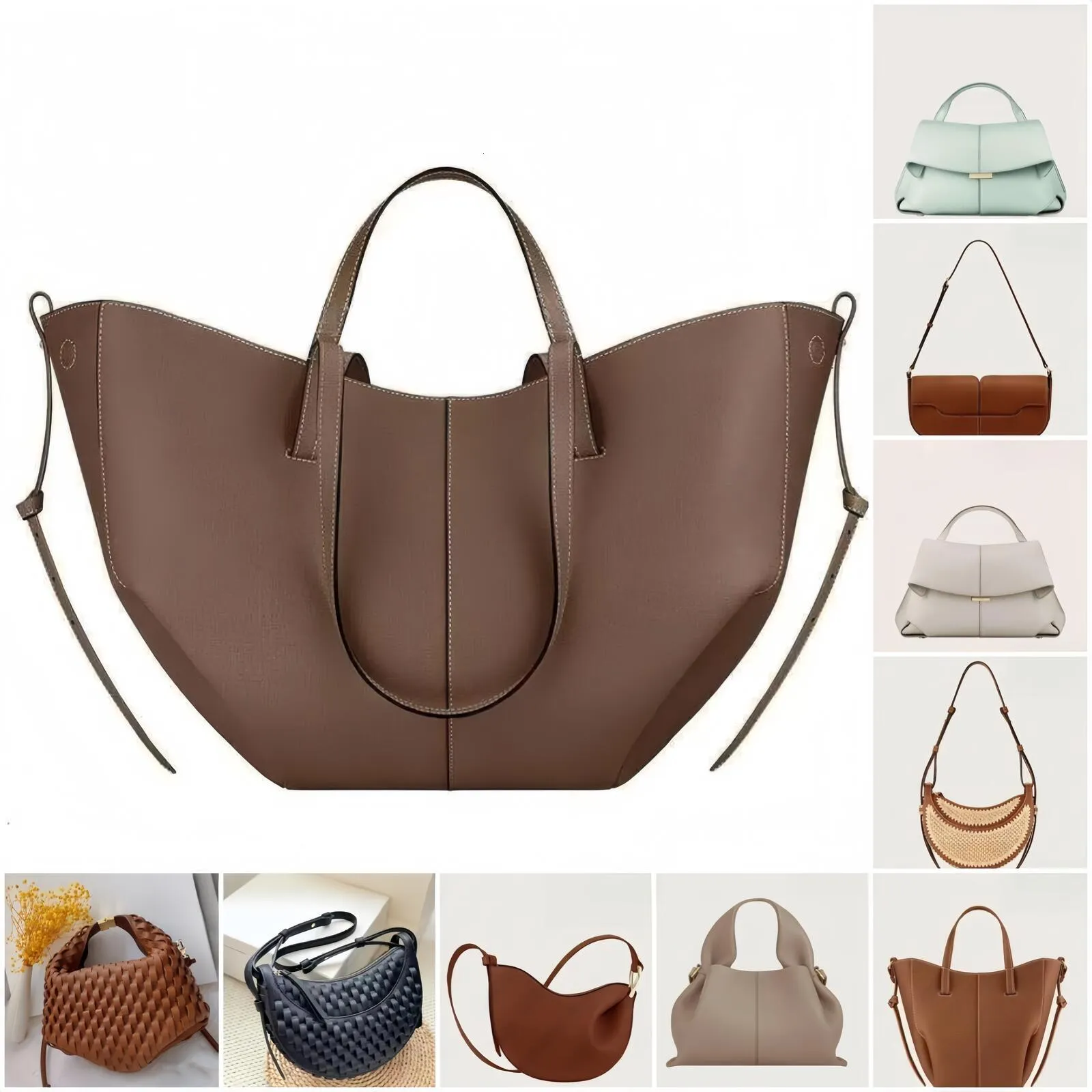 Women's Jet Set Charm Top Zip Pochette Leather Shoulder Bag: Camel