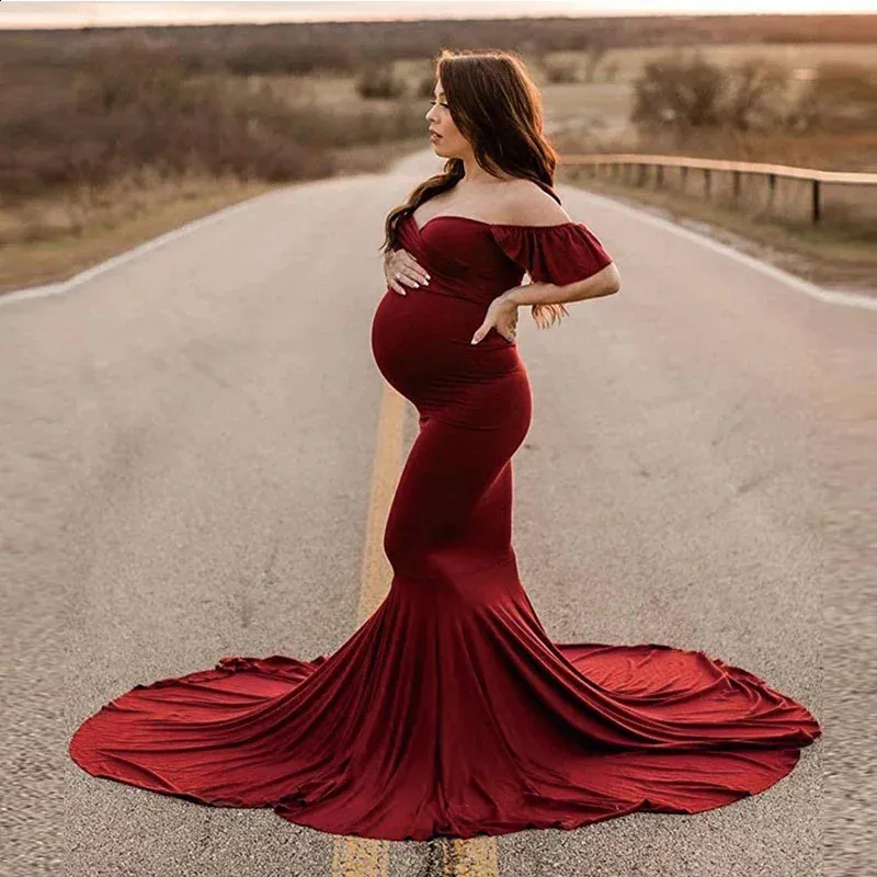 Sexy Maternity Maxi Maternity Maxi Dress With V Neck... From Huo07, Rs.4,252.41