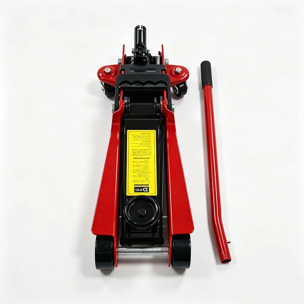 2.5 Ton Hydraulic Floor Jack TT600K, 12.5kg Low Profile Car Lifting Jack, Lifting Range 85-380mm, Plastic Box Packaged for Garage Auto Repair Wholesale