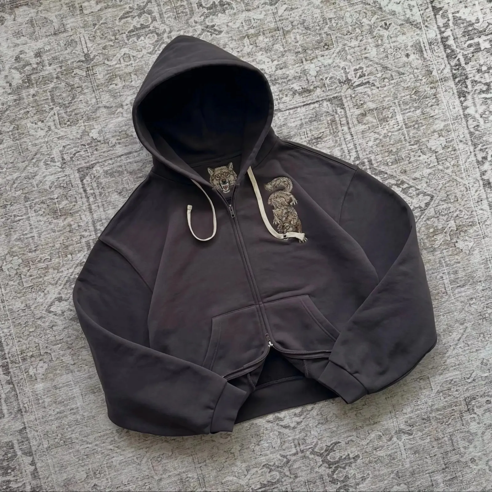 Vintage Street Zip Up Premium Hooded Sweat Jacket... From 