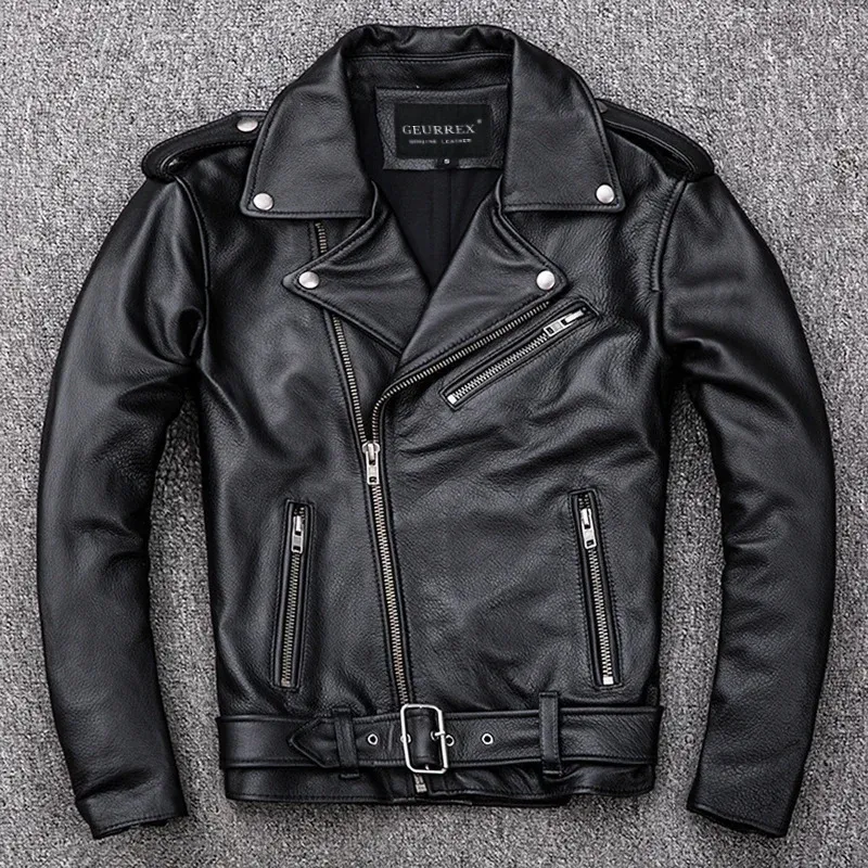Classical Spring Oblique Zipper Leather Sheepskin From Zara06