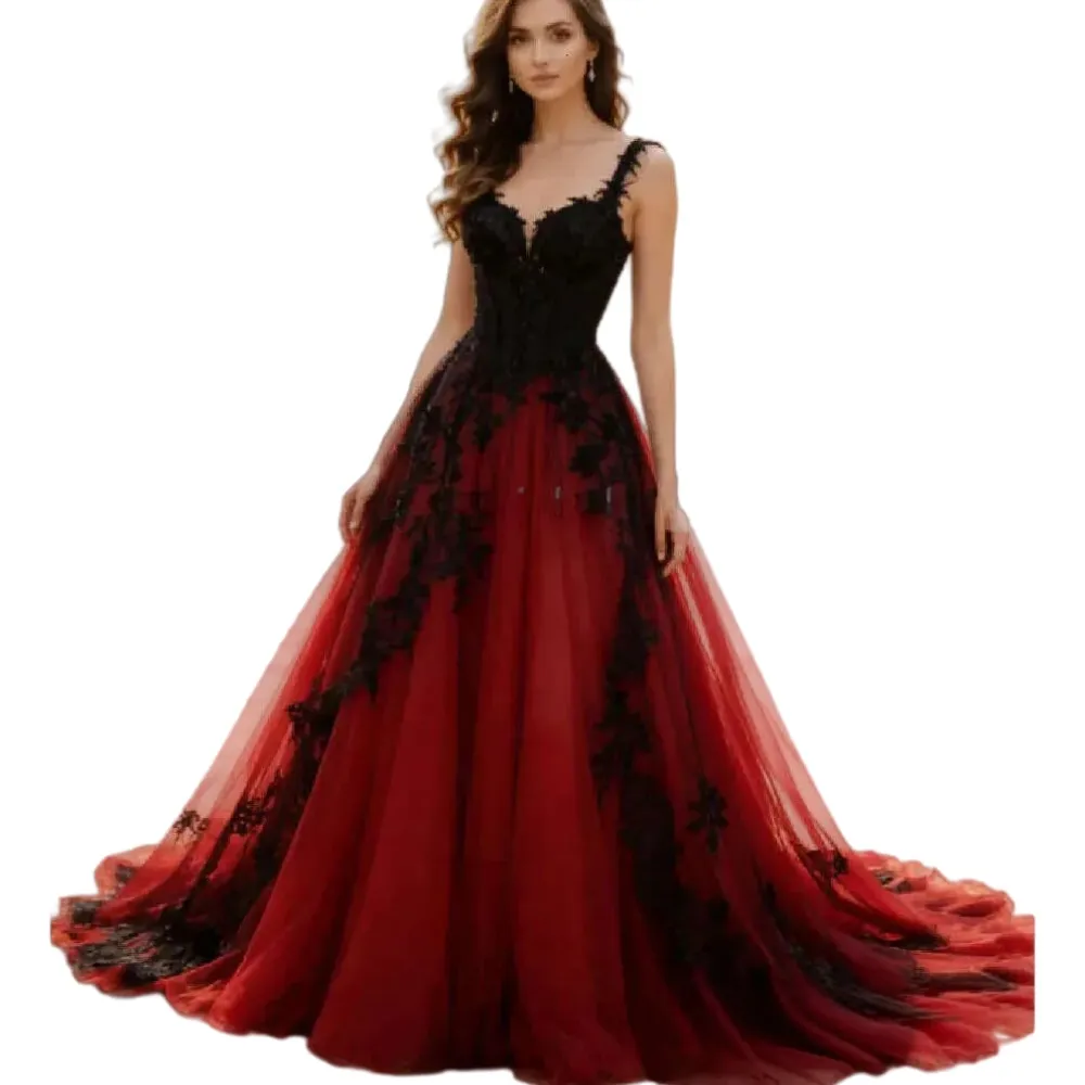 red bohemian wedding dress Gothic A Line Black Lace With... From Crystalxubridal, Rs.12,433.1 Color:Neon Yellow Prosperina Presley Crop Top 2026-Spring-Summer Wedding guest dresses