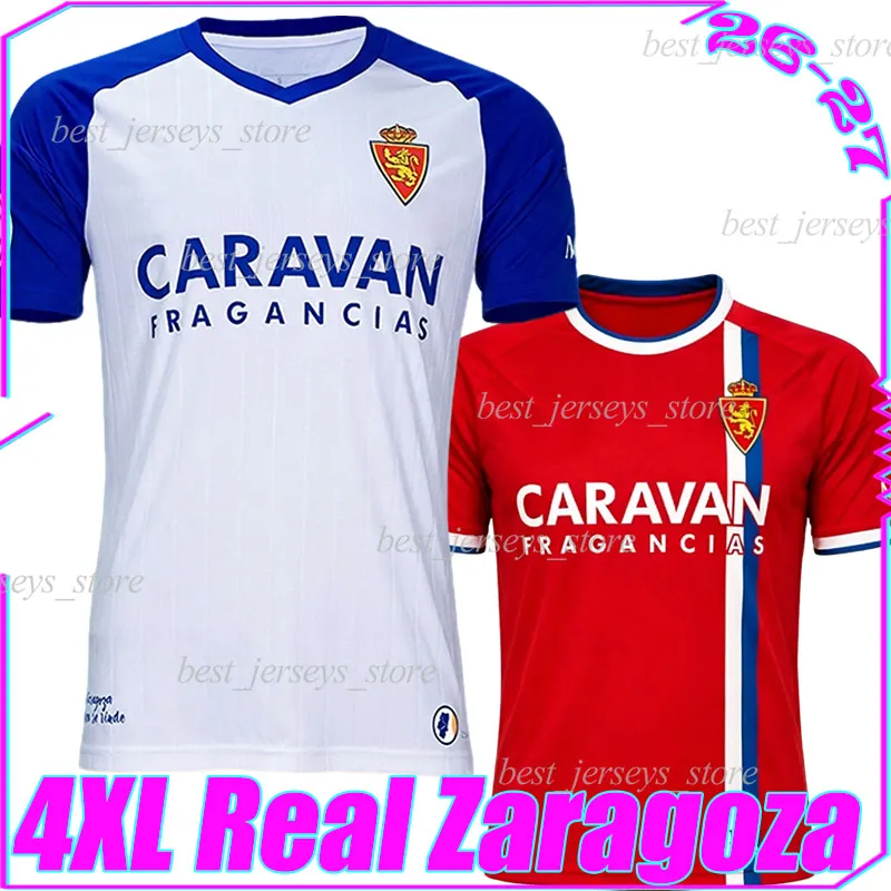 4XL 26/27 Real Zaragoza Soccer Jerseys CUENCA ANDER From 9,98