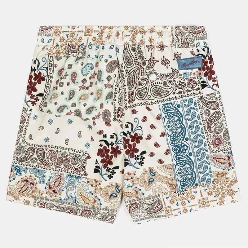 Luxury Paisley Mens Bandana Shorts With Classic From Wangcai01