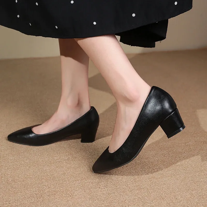 formal low heel black dress shoes for women Arrival Womens Low-Heel Wedge Pumps Slip-On Open Toe from Dhgate Shoes black pumps low heel