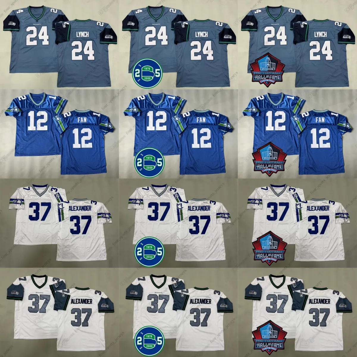 Custom Retro Football Jersey 10 Jim Zorn 12 Fan 24... From 14,05 