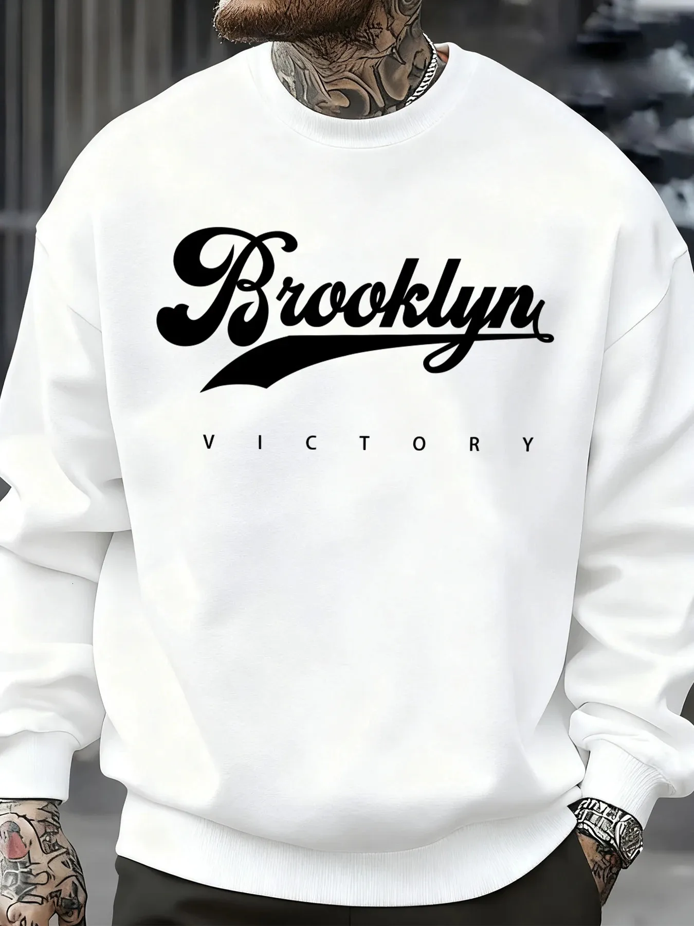Brooklyn Victory Mens Printed Sweatshirts Soft From Zorastore