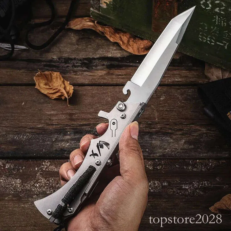 Couteau pliant avec outil d'extérieur Camping survie haute dureté